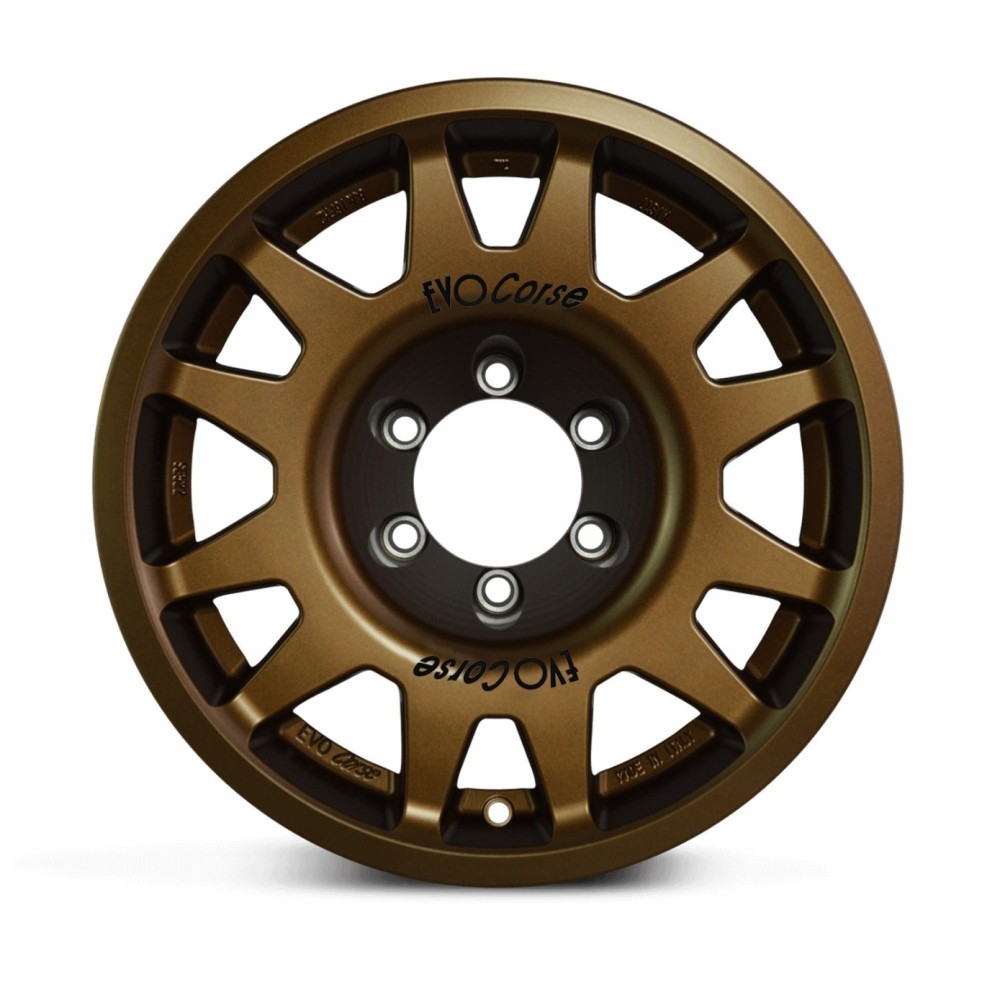 JANTE ALUMINIUM RENFORCE RAID EVO CORSE DAKAR ZERO 7x16" ET -10 BRONZE MAT 6X139.7 POUR TOYOTA HDJ80 KZJ/KDJ90/95 ET HILUX